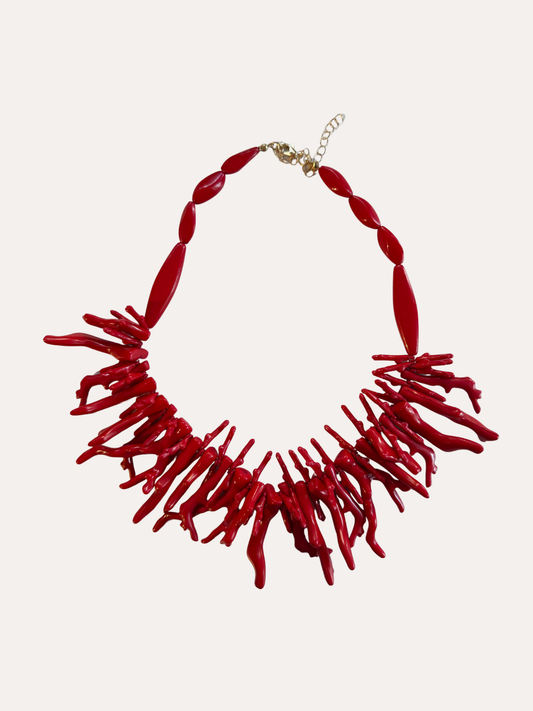 Collar Coral - Rojo