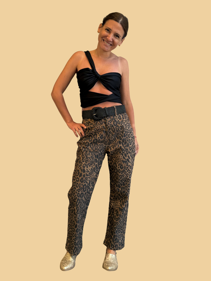 Jeans C1 Leopardo