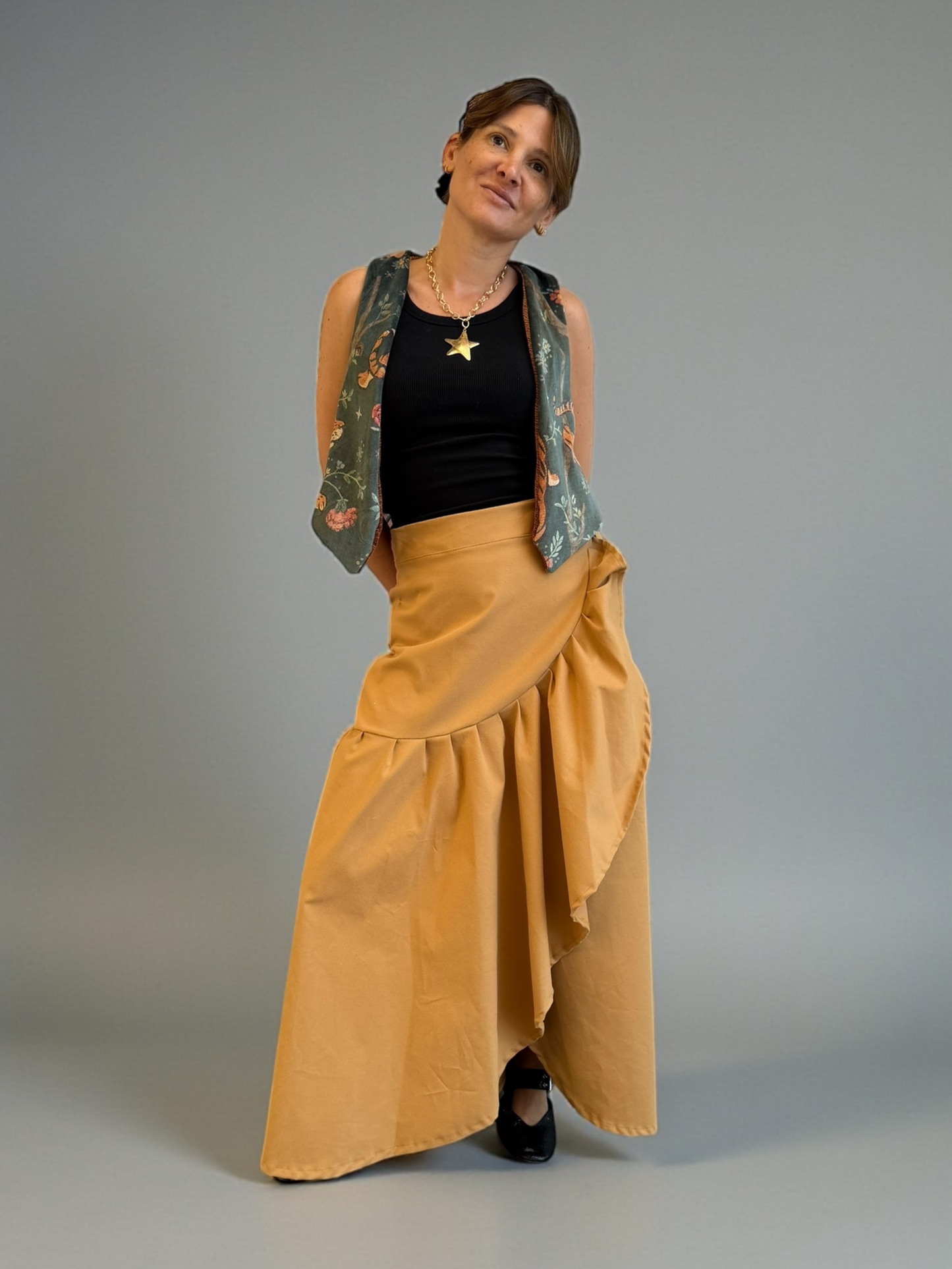 Falda Ofelia - Camel
