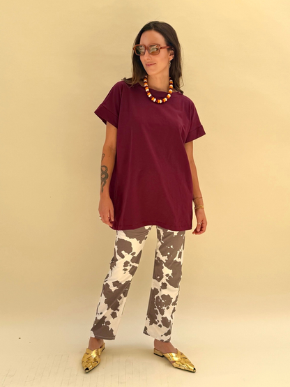 Polera Ximena - Burdeo