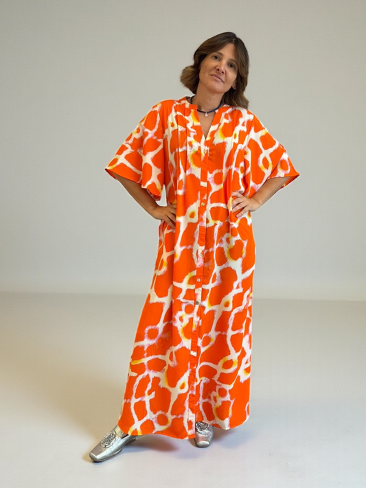 Vestido Jazmín - Naranjo