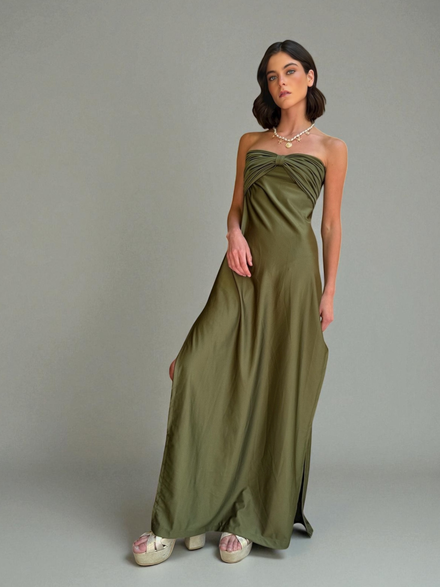 Vestido Virginia- Olive
