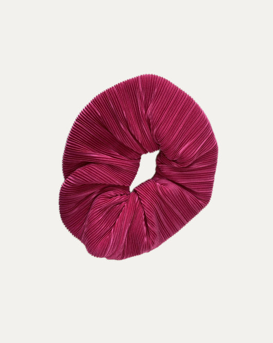 Collet Scrunchie Plisado Fucsia