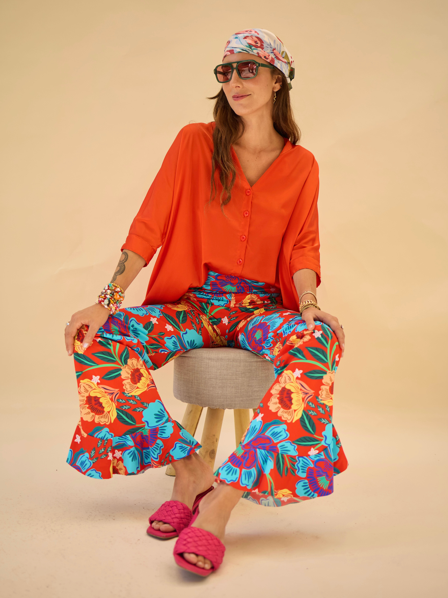 Blusa Paz - Naranja