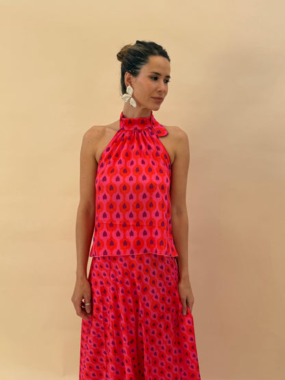 Top Lucía - Rojo Morado