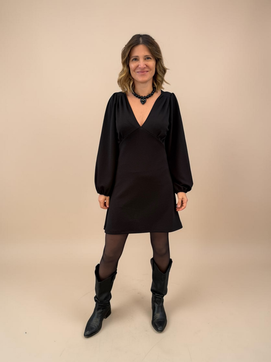 Vestido Amparo - Negro