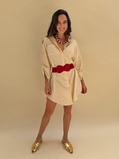 Vestido Maia - Rayas Amarillo