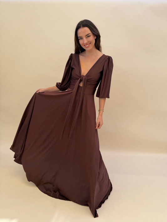 Vestido Raquel - Café