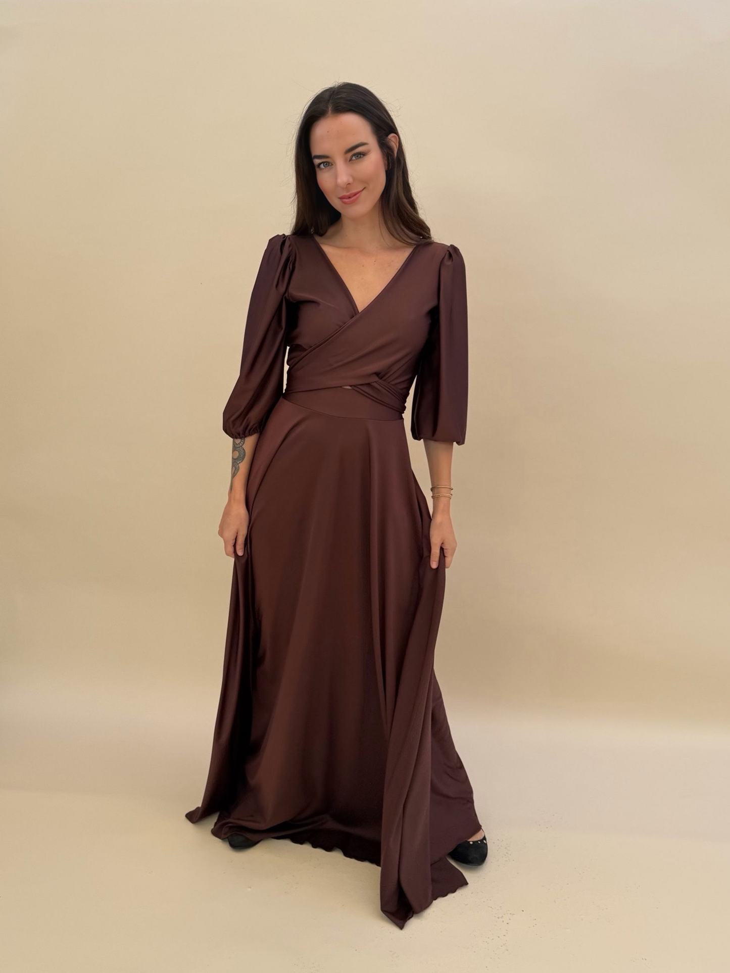Vestido Raquel - Café