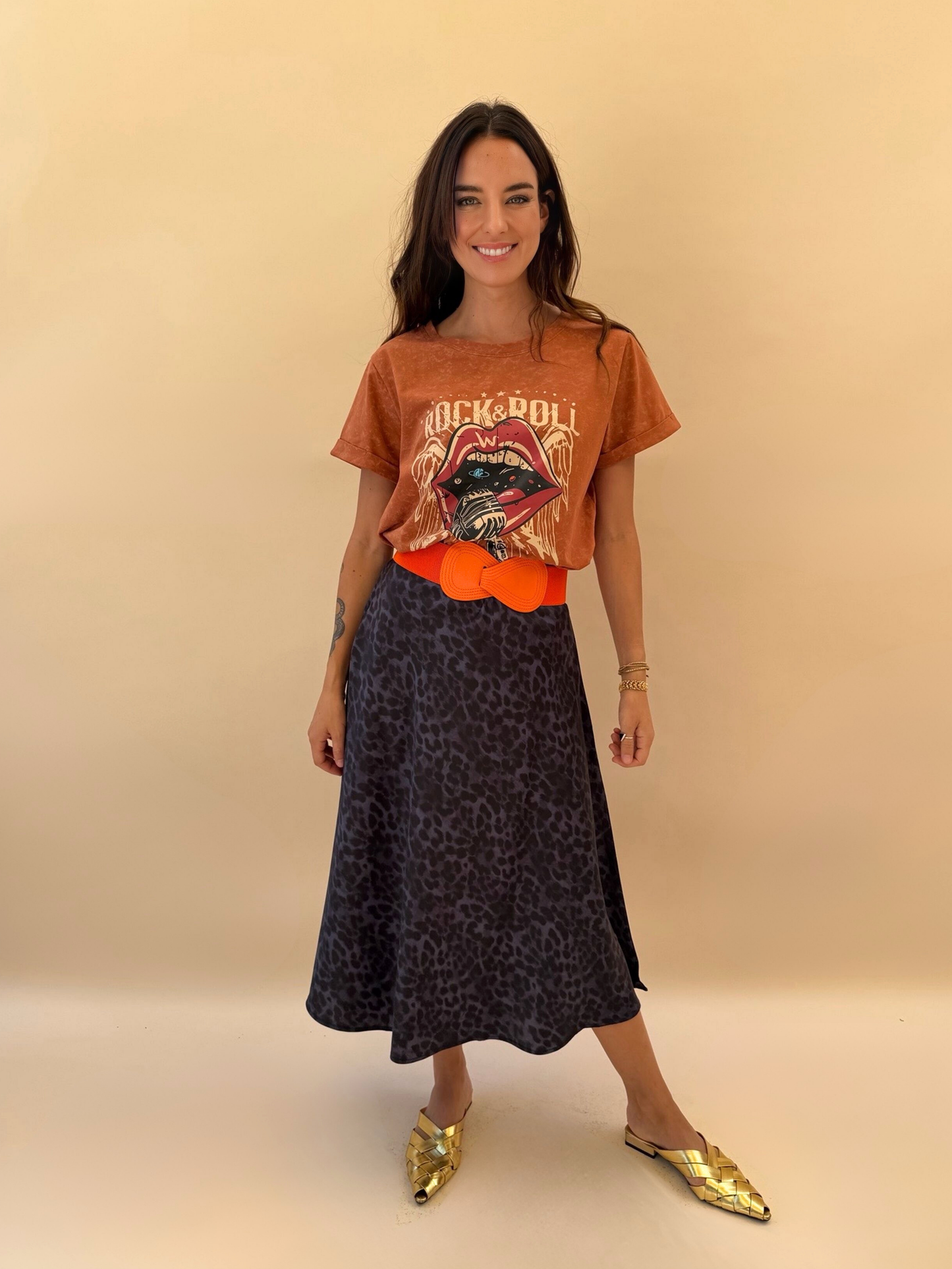 Polera Rock - Terracota