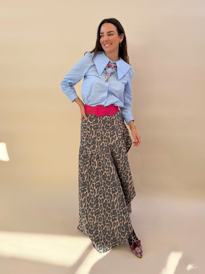 Falda Ofelia - Print Claro