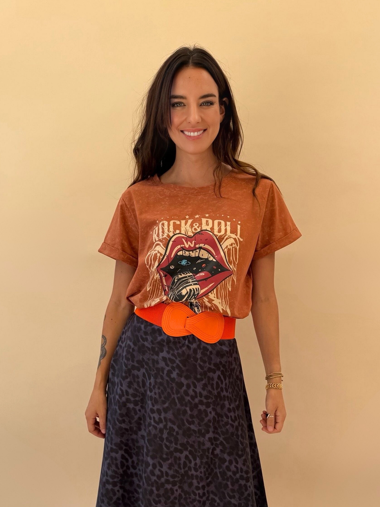 Polera Rock - Terracota