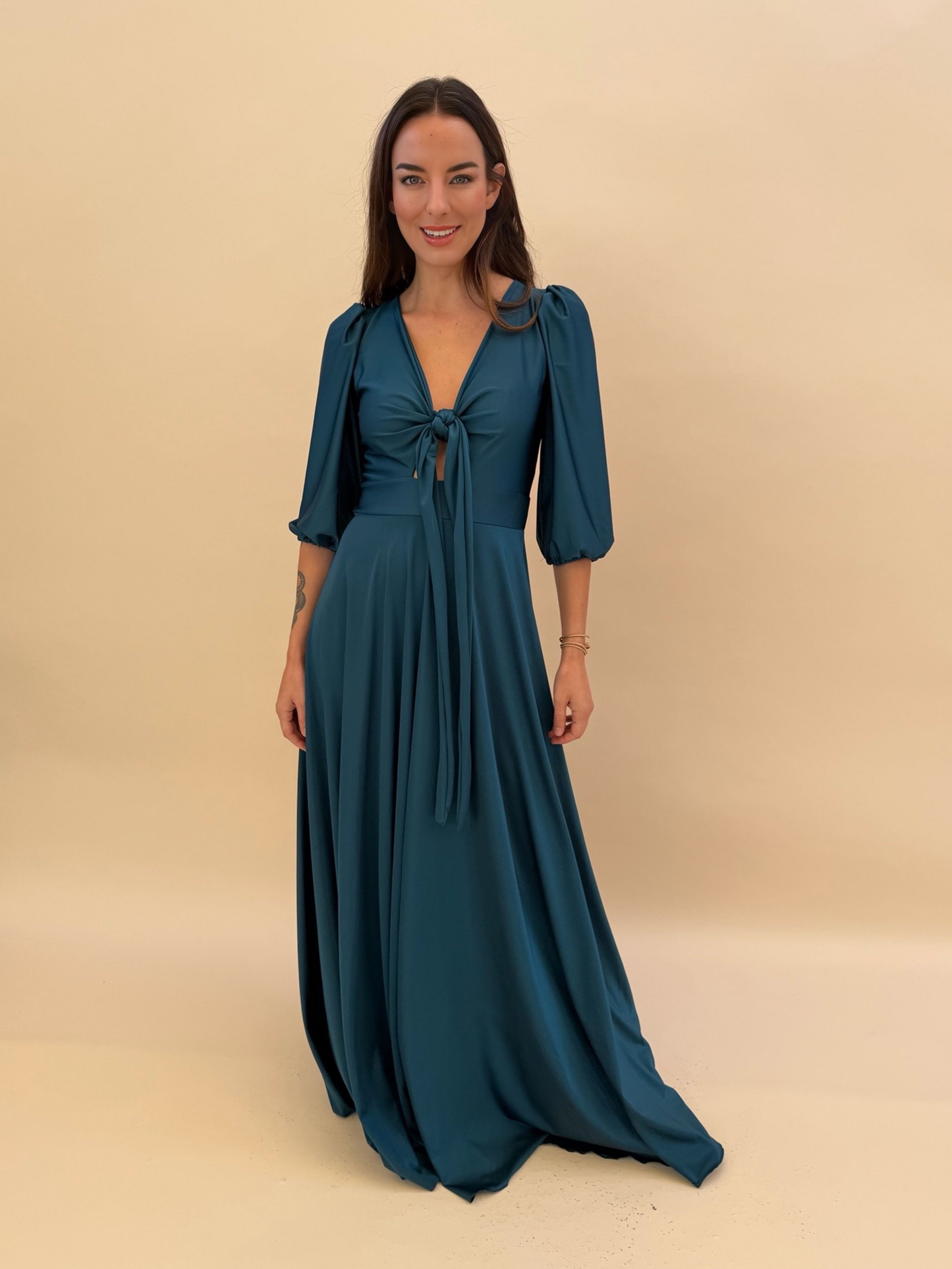 Vestido Raquel - Petróleo