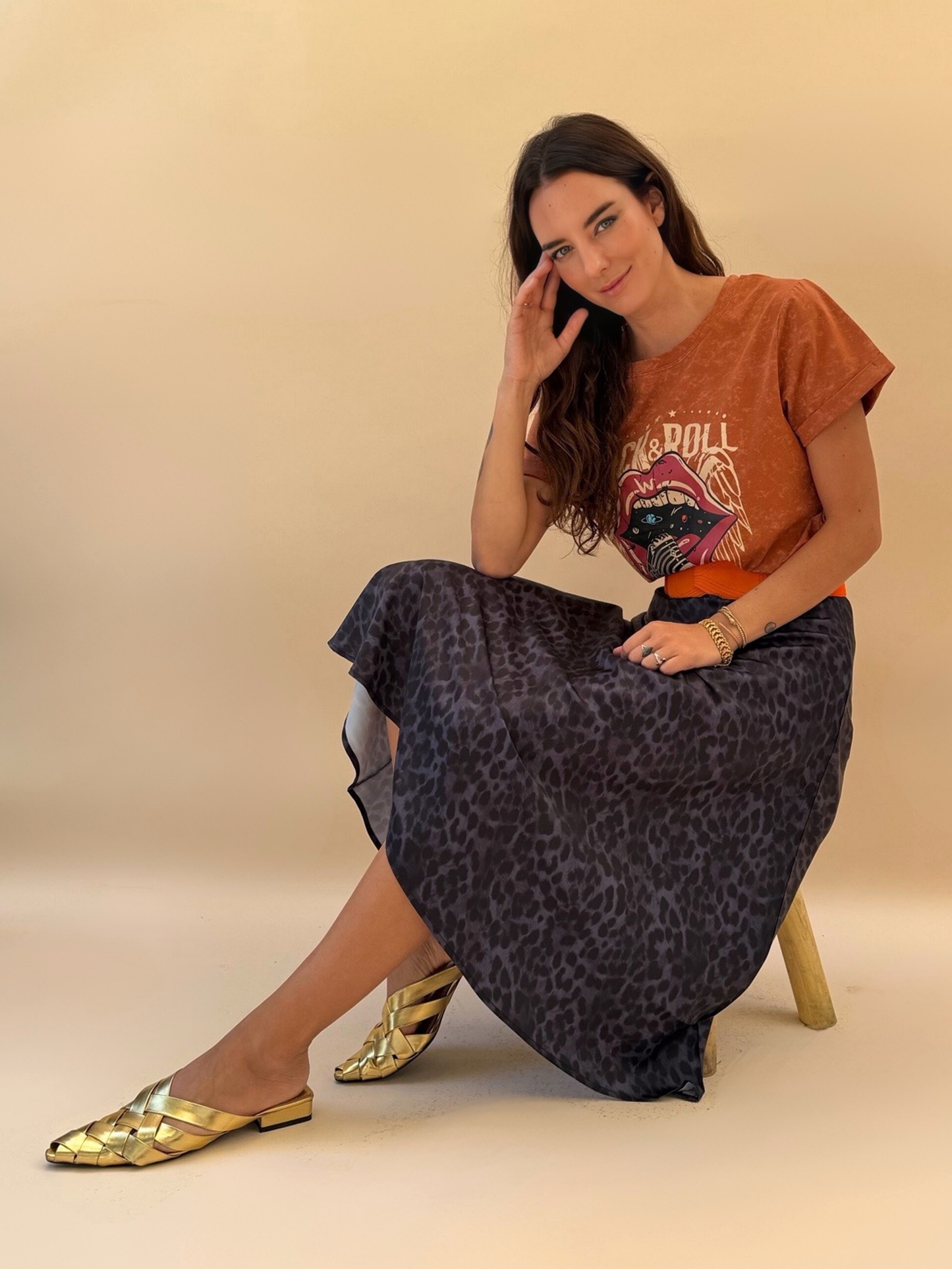 Polera Rock - Terracota