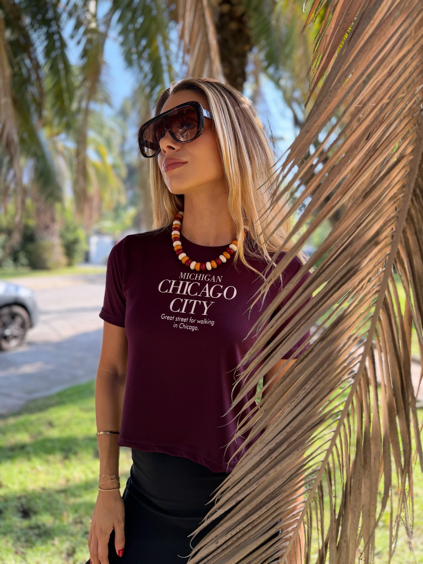 Polera Chicago - Burdeo
