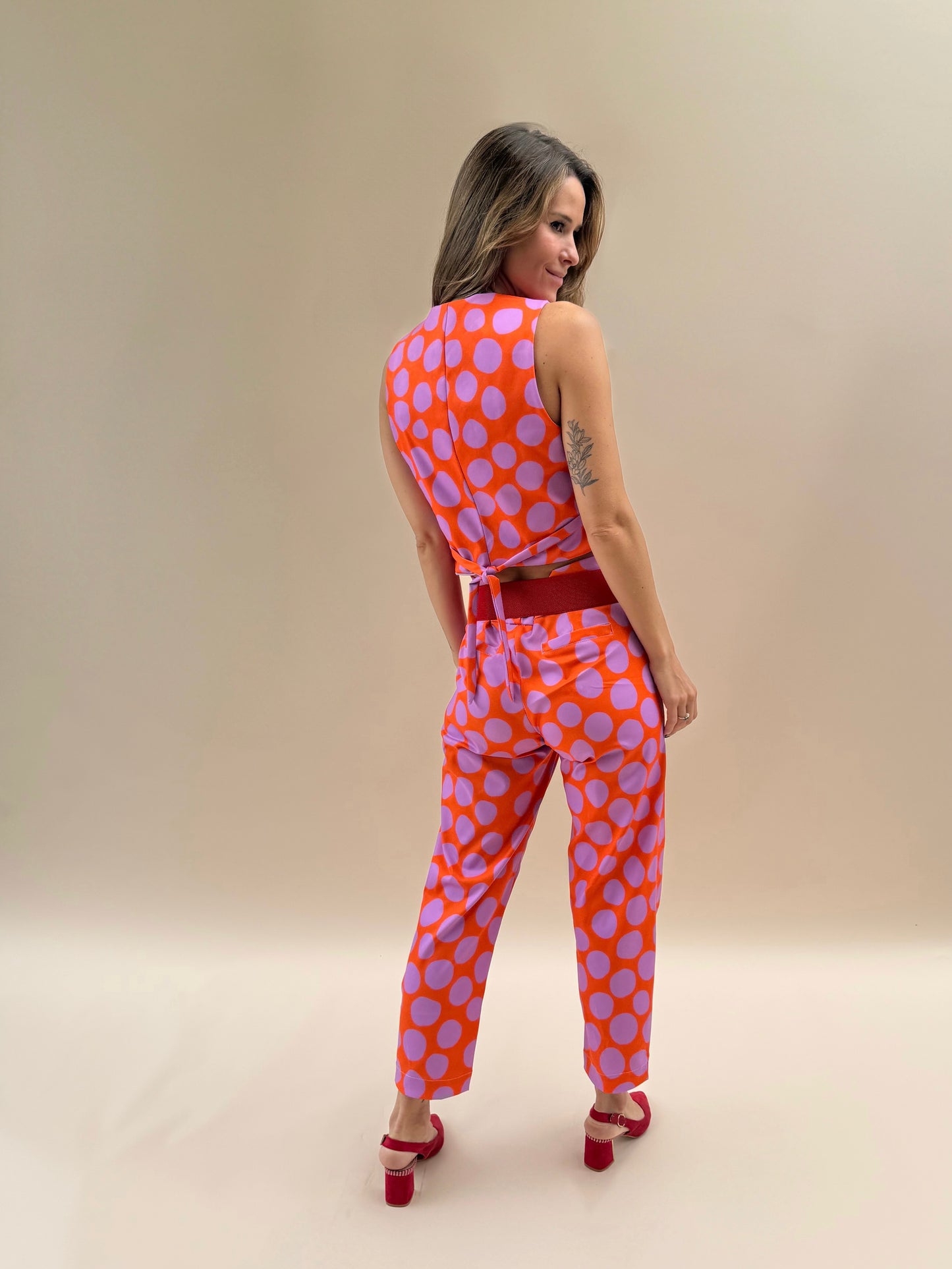 Pantalón Ana - Dots Lila