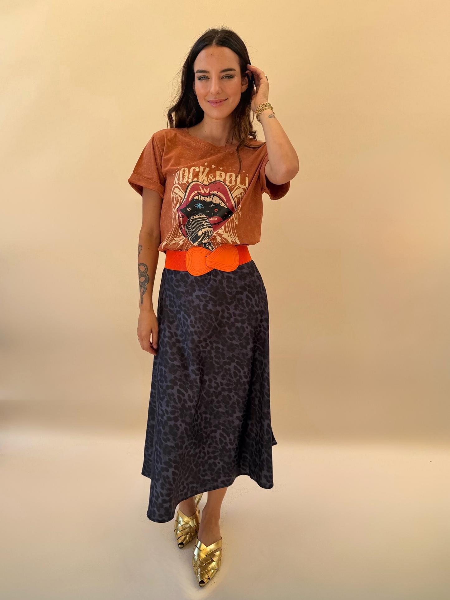 Polera Rock - Terracota