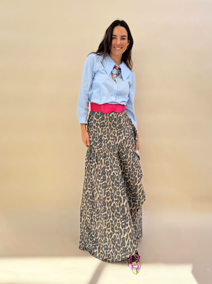 Falda Ofelia - Print Claro