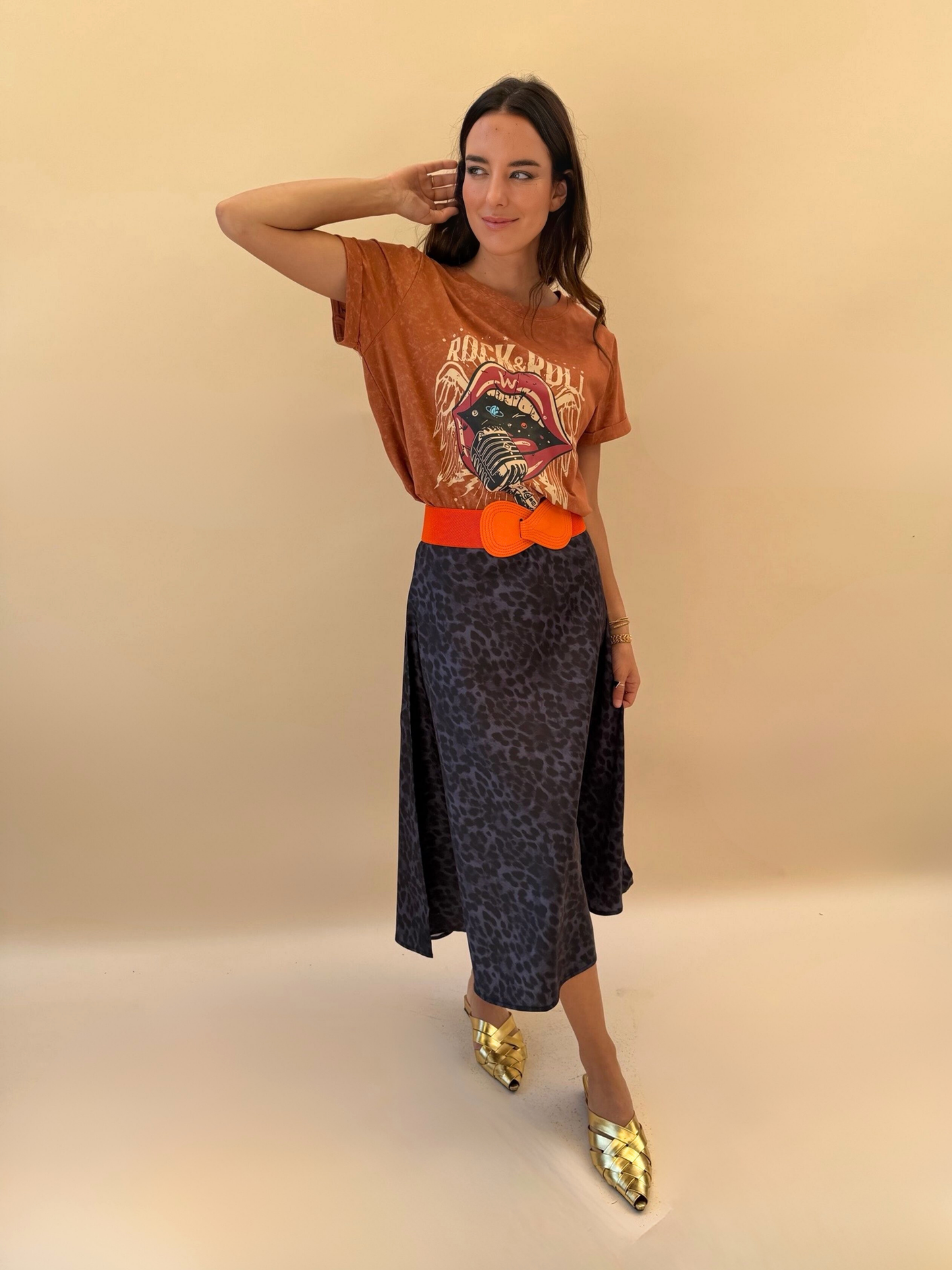 Polera Rock - Terracota