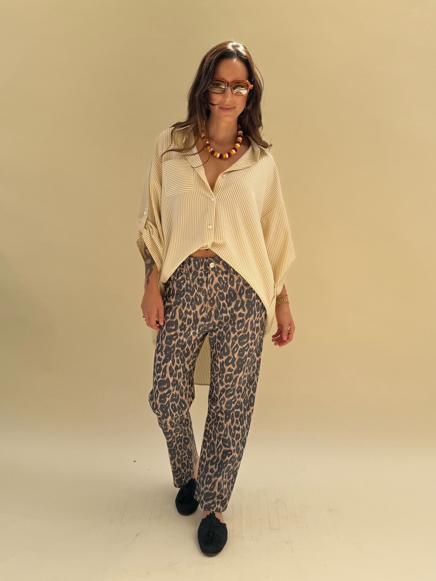 Blusa Maia - Rayas Amarillo