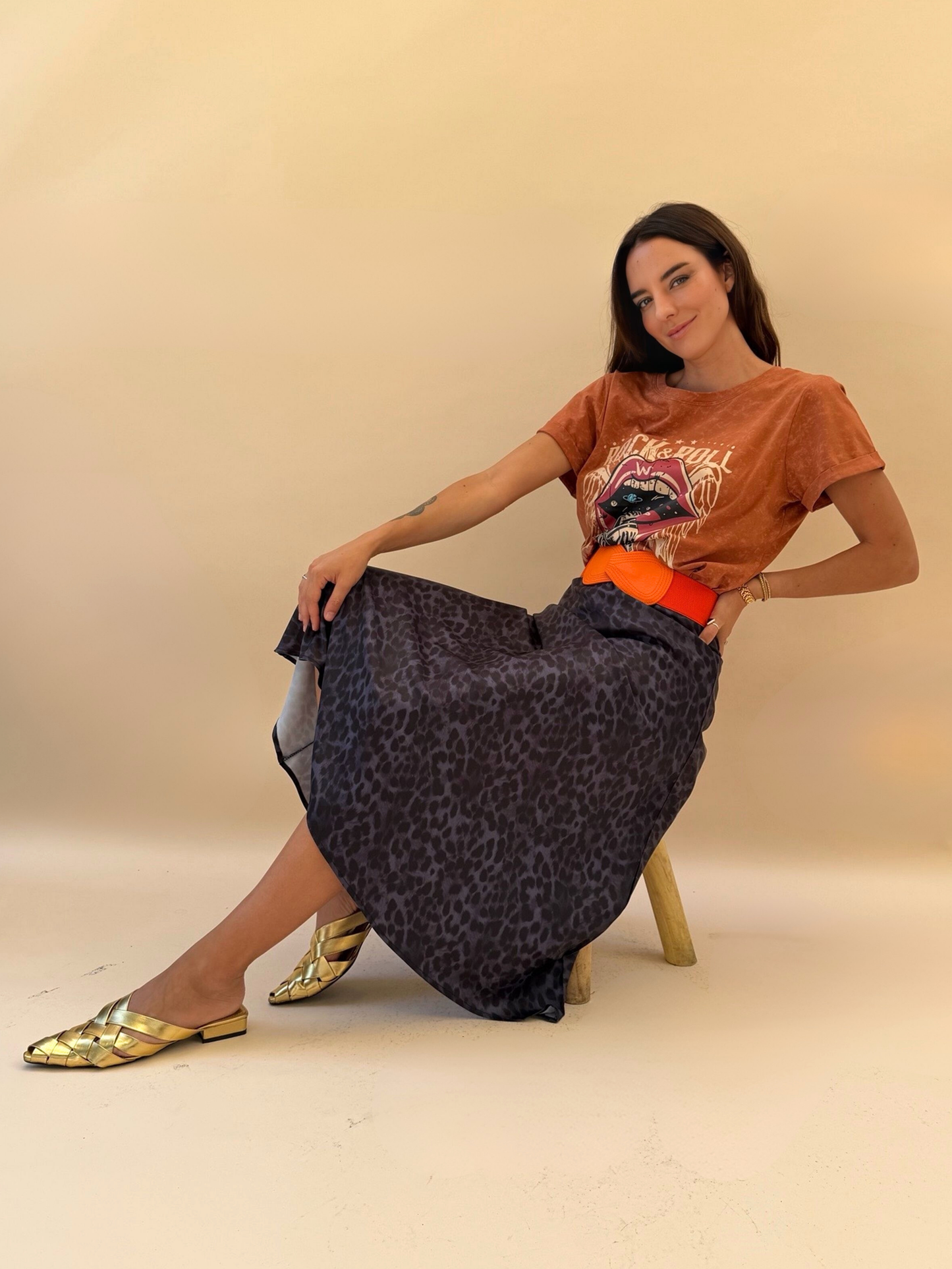 Polera Rock - Terracota