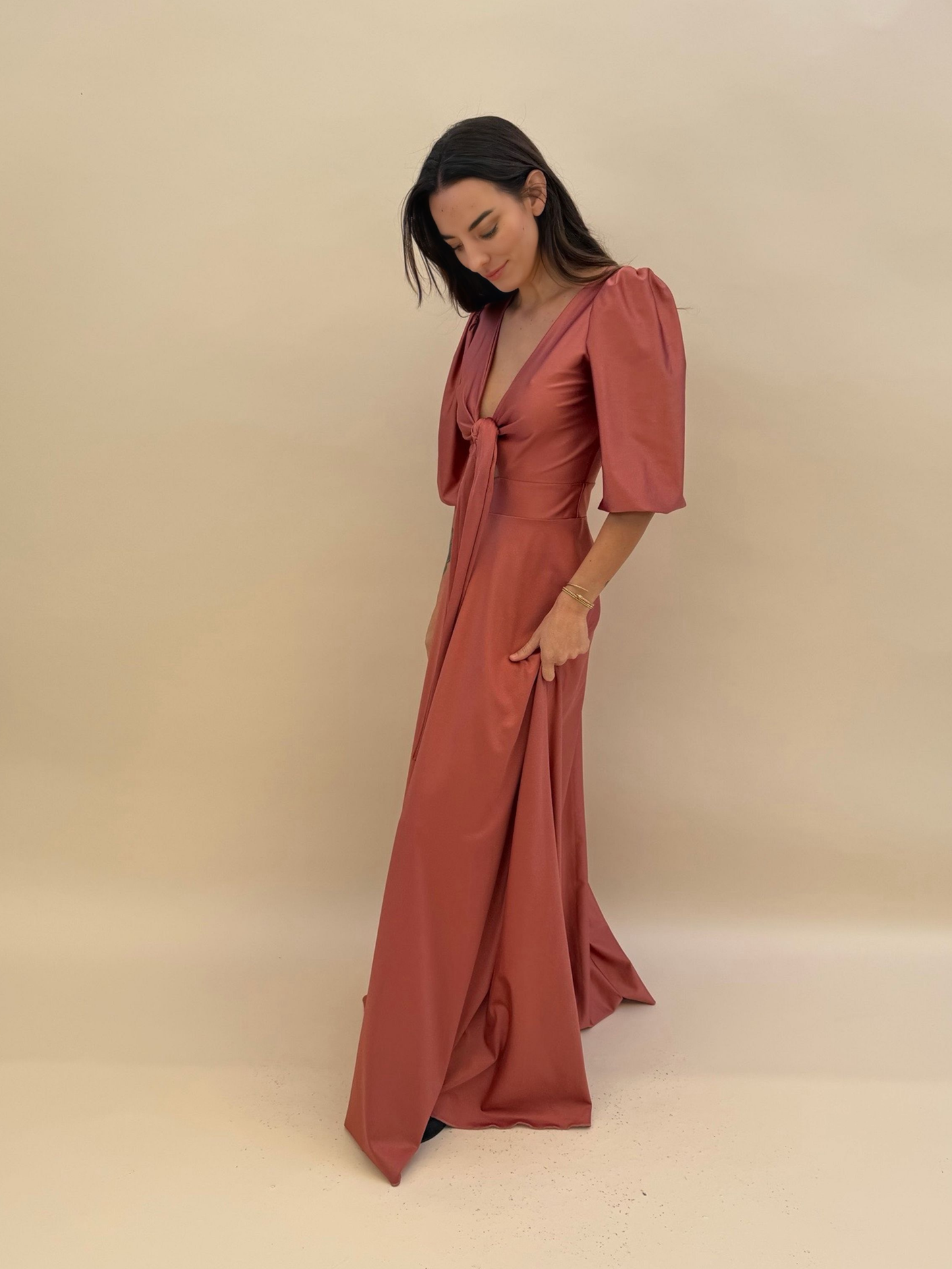 Vestido Raquel - Palo Rosa