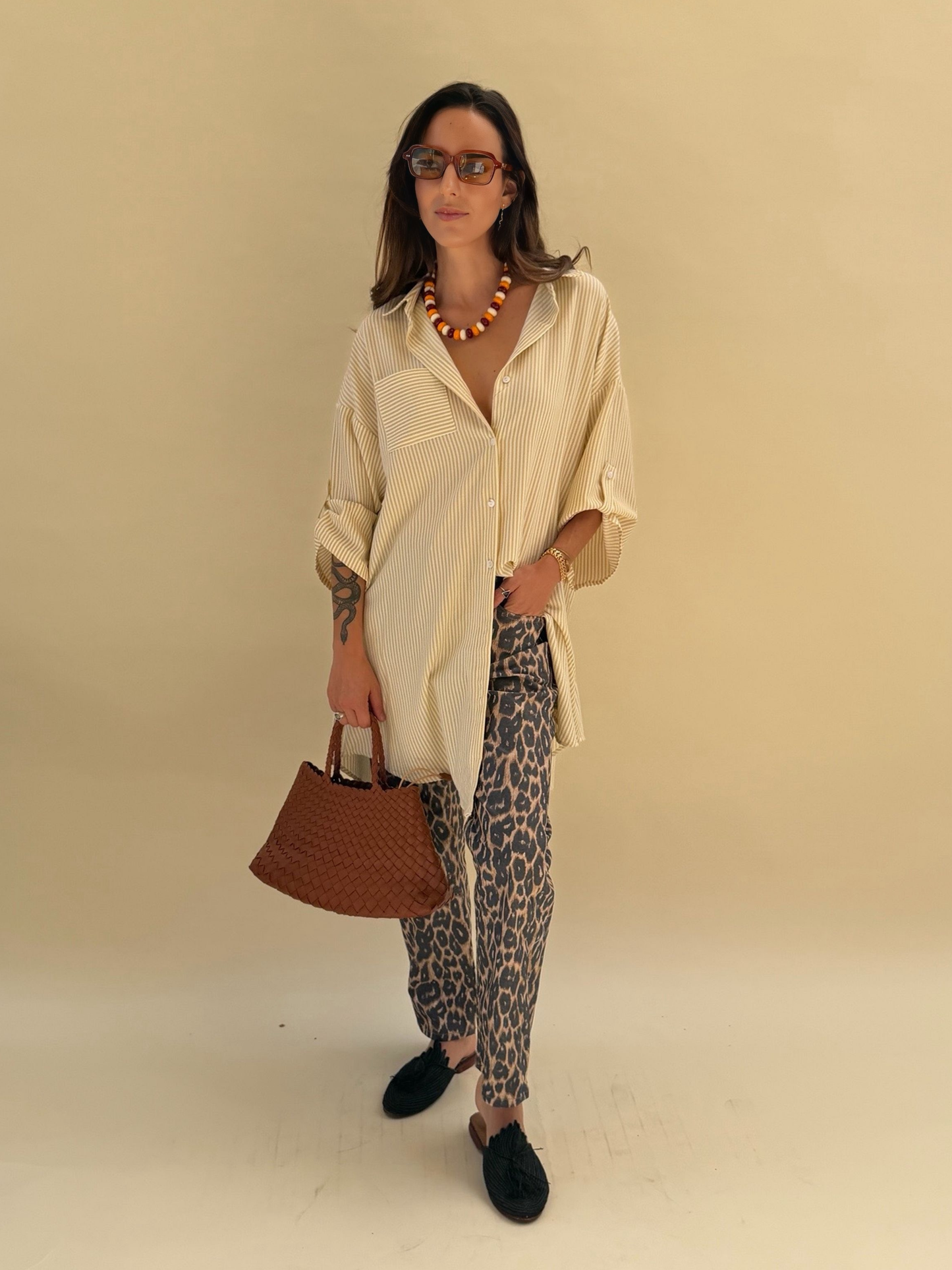 Blusa Maia - Rayas Amarillo