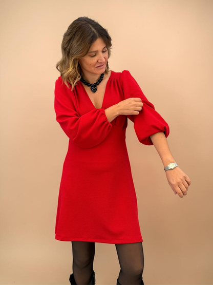 Vestido Amparo - Rojo