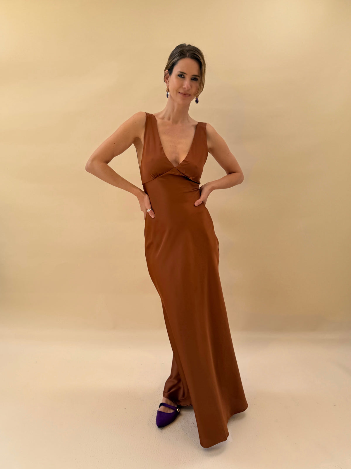 Vestido Dominga - Cobre