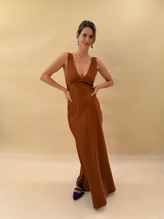 Vestido Dominga - Cobre