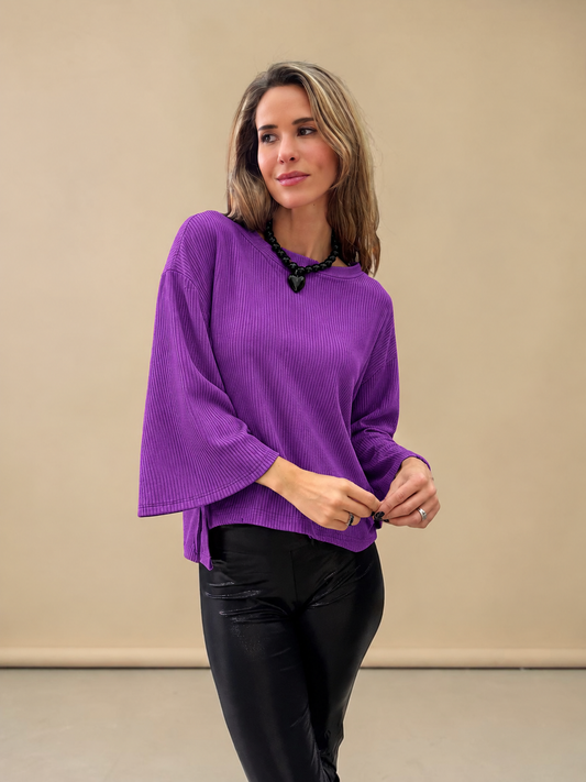 Polera Claudia - Morada