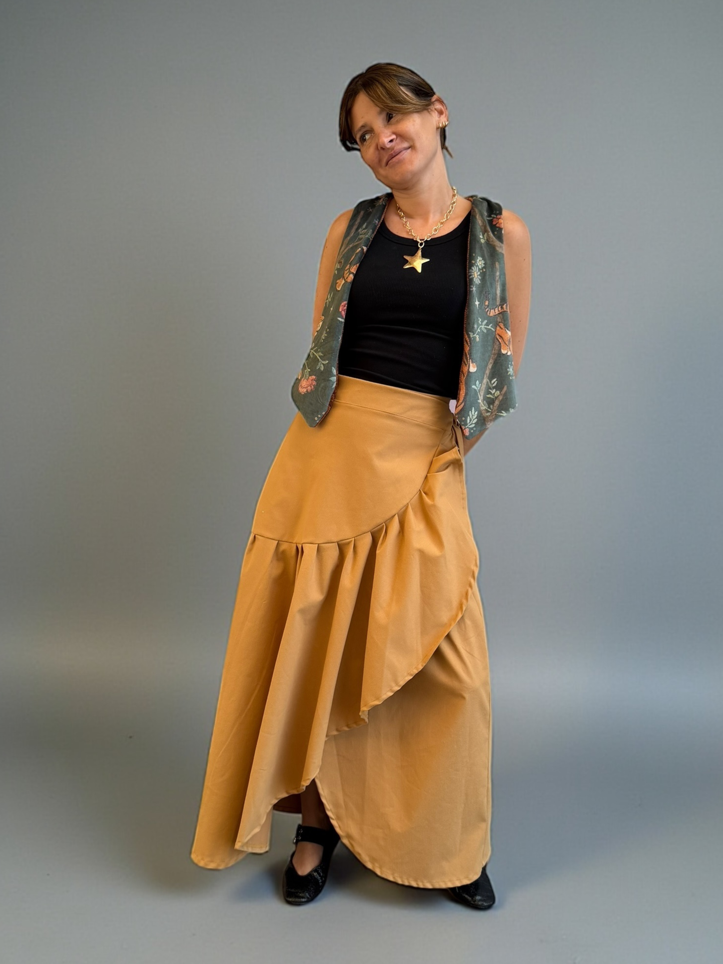 Falda Ofelia - Camel