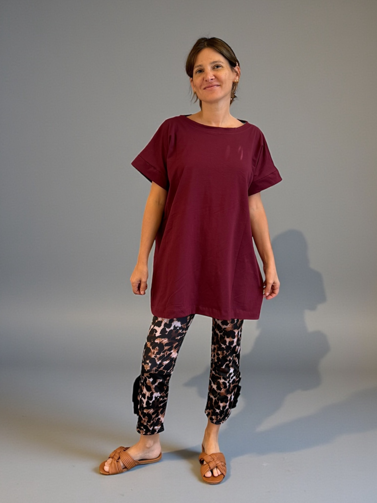 Polera Ximena - Burdeo