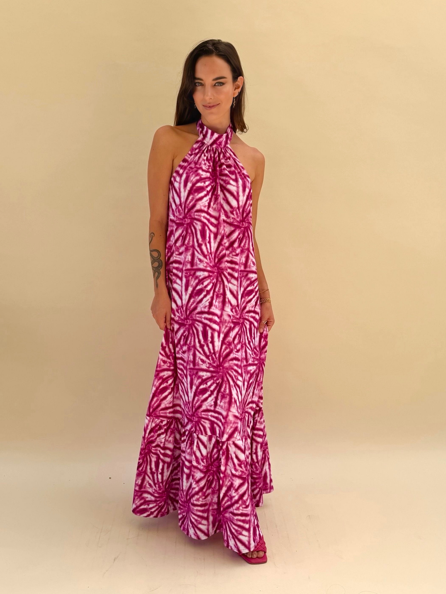 Vestido Fernanda -  Fucsia