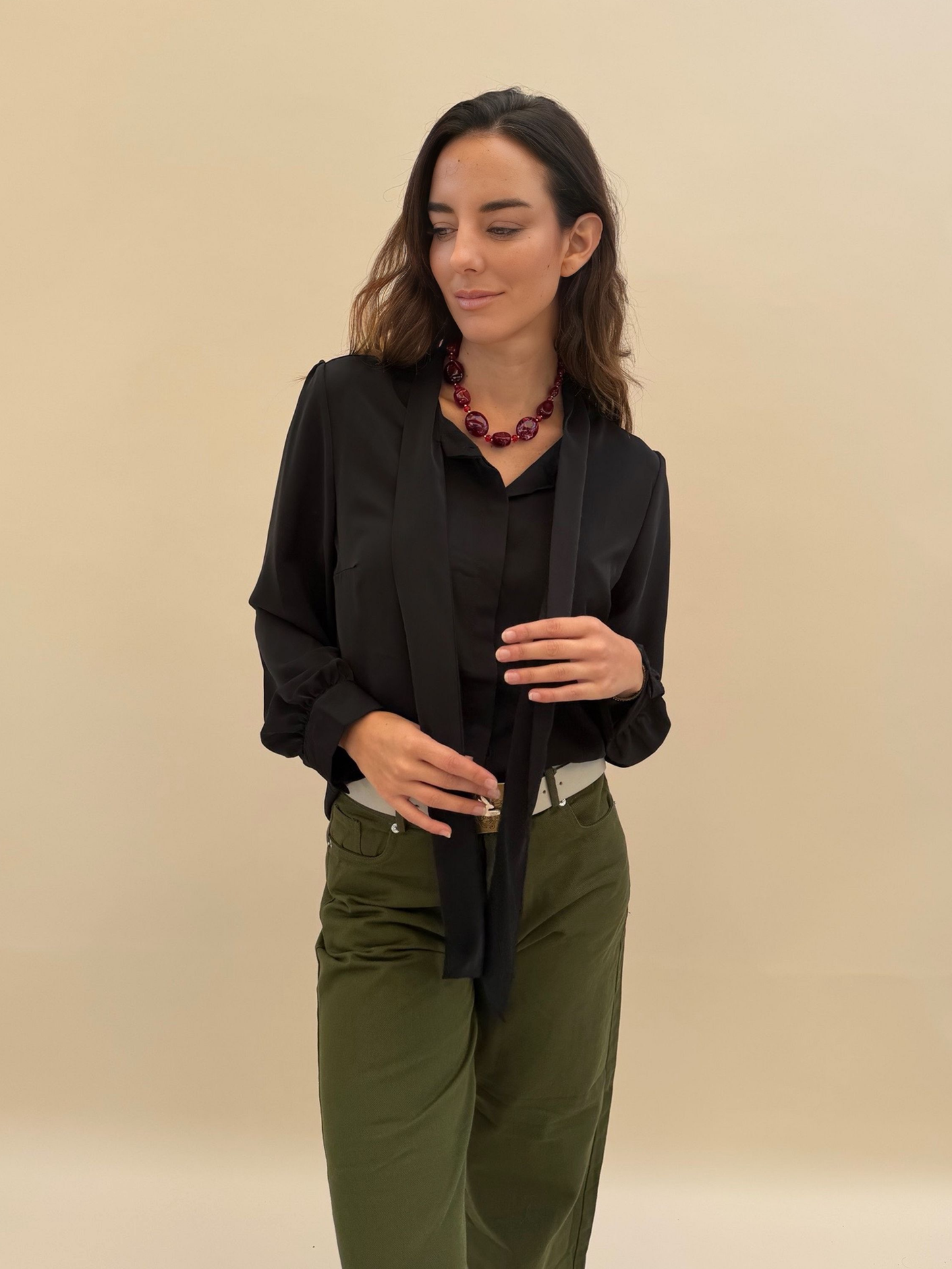 Blusa Flori - Negra