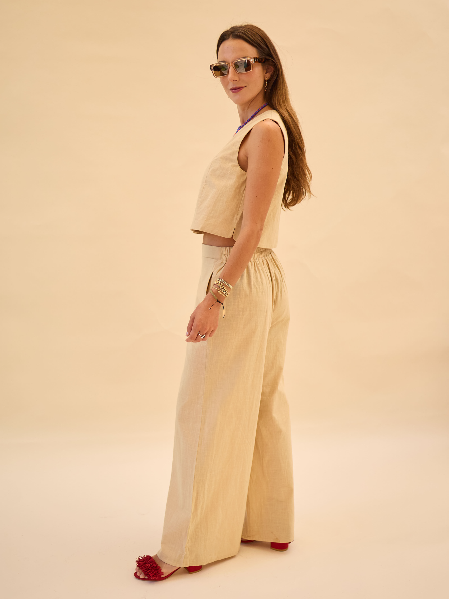 Pantalón Lara - Beige