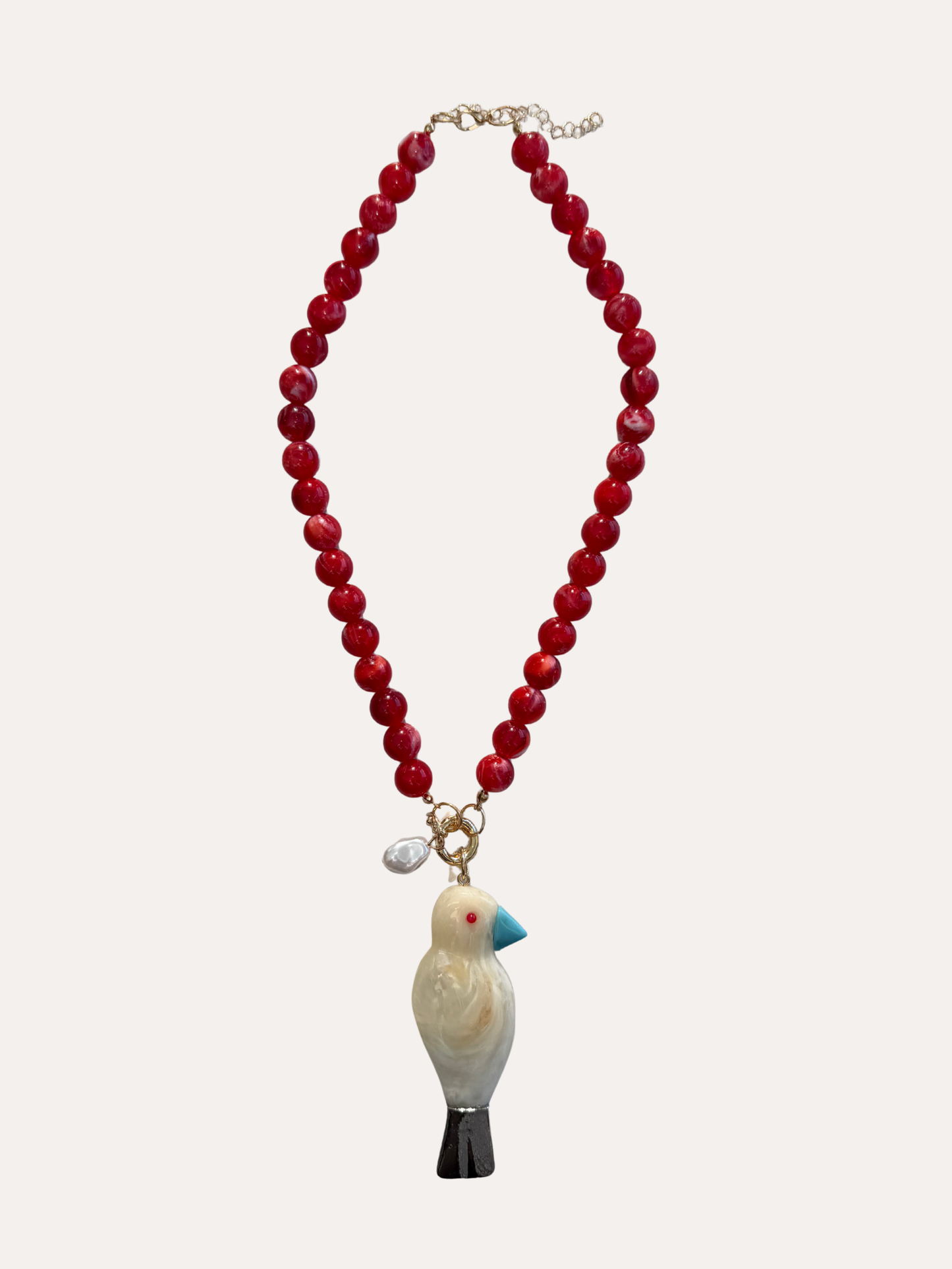 Collar Loro - Rojo