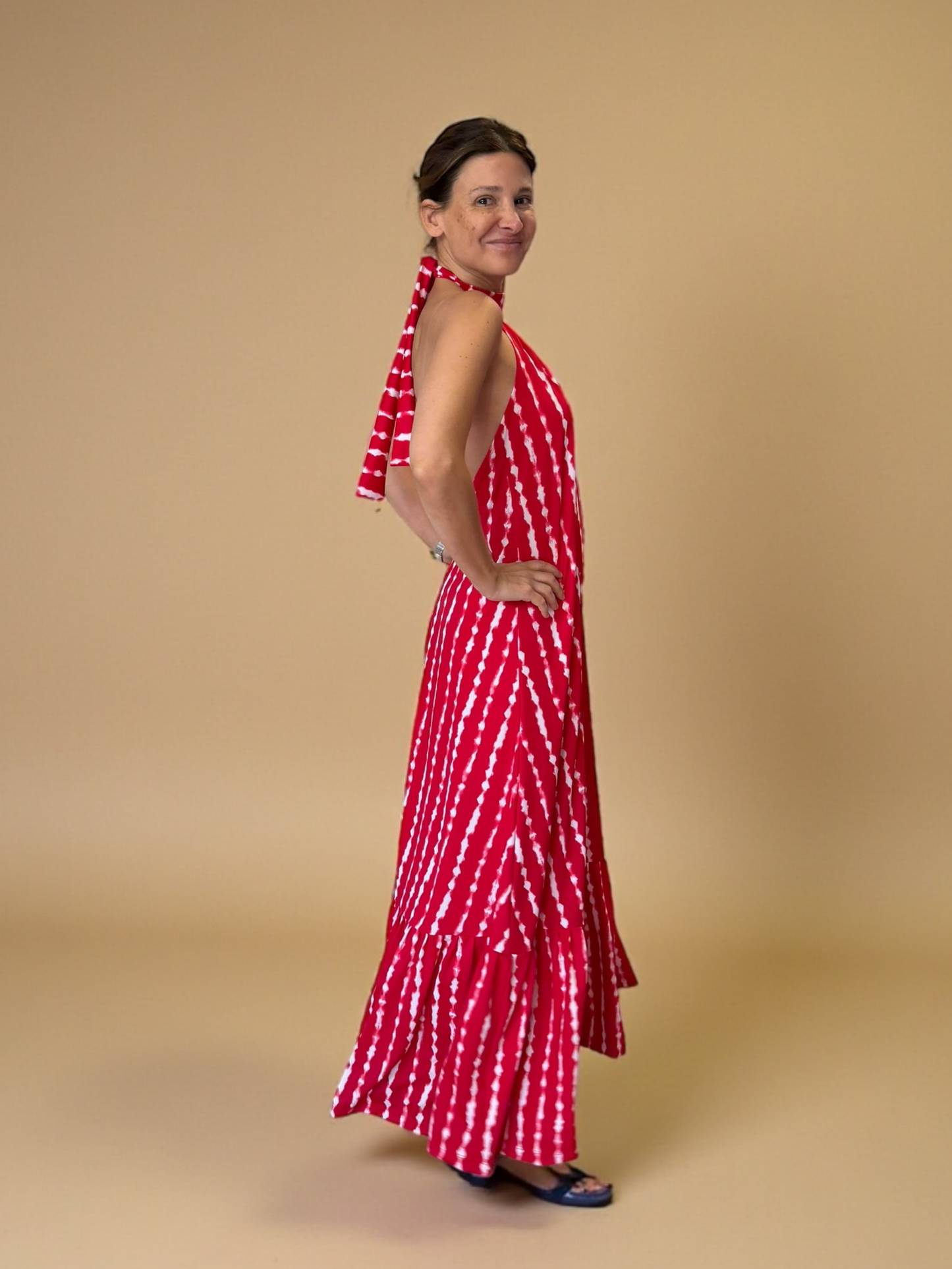 Vestido Fernanda - Print Rojo