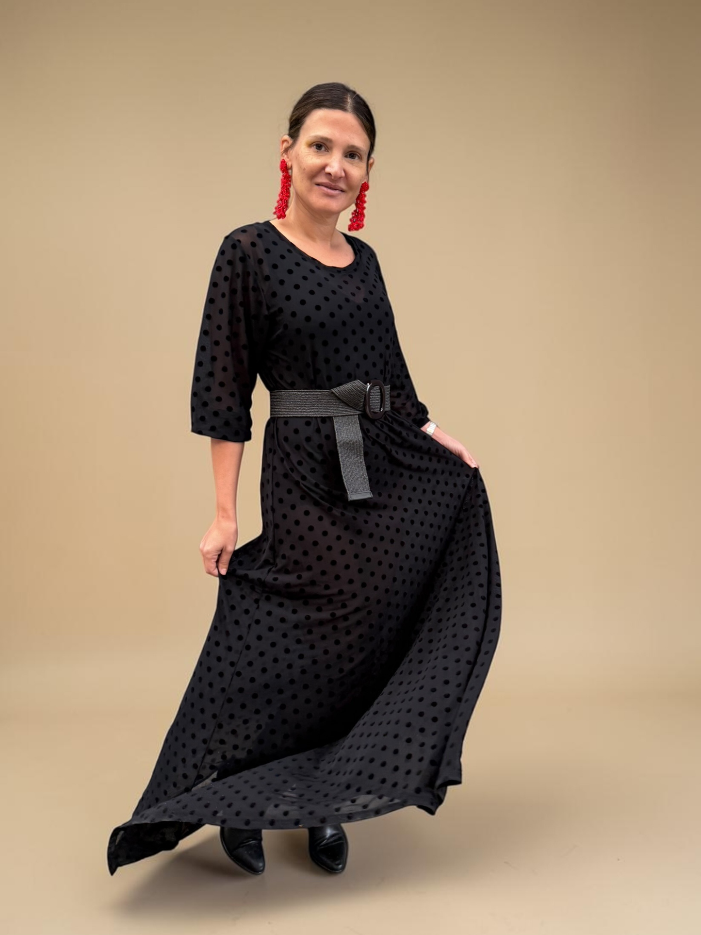 Vestido Beatriz - Puntos