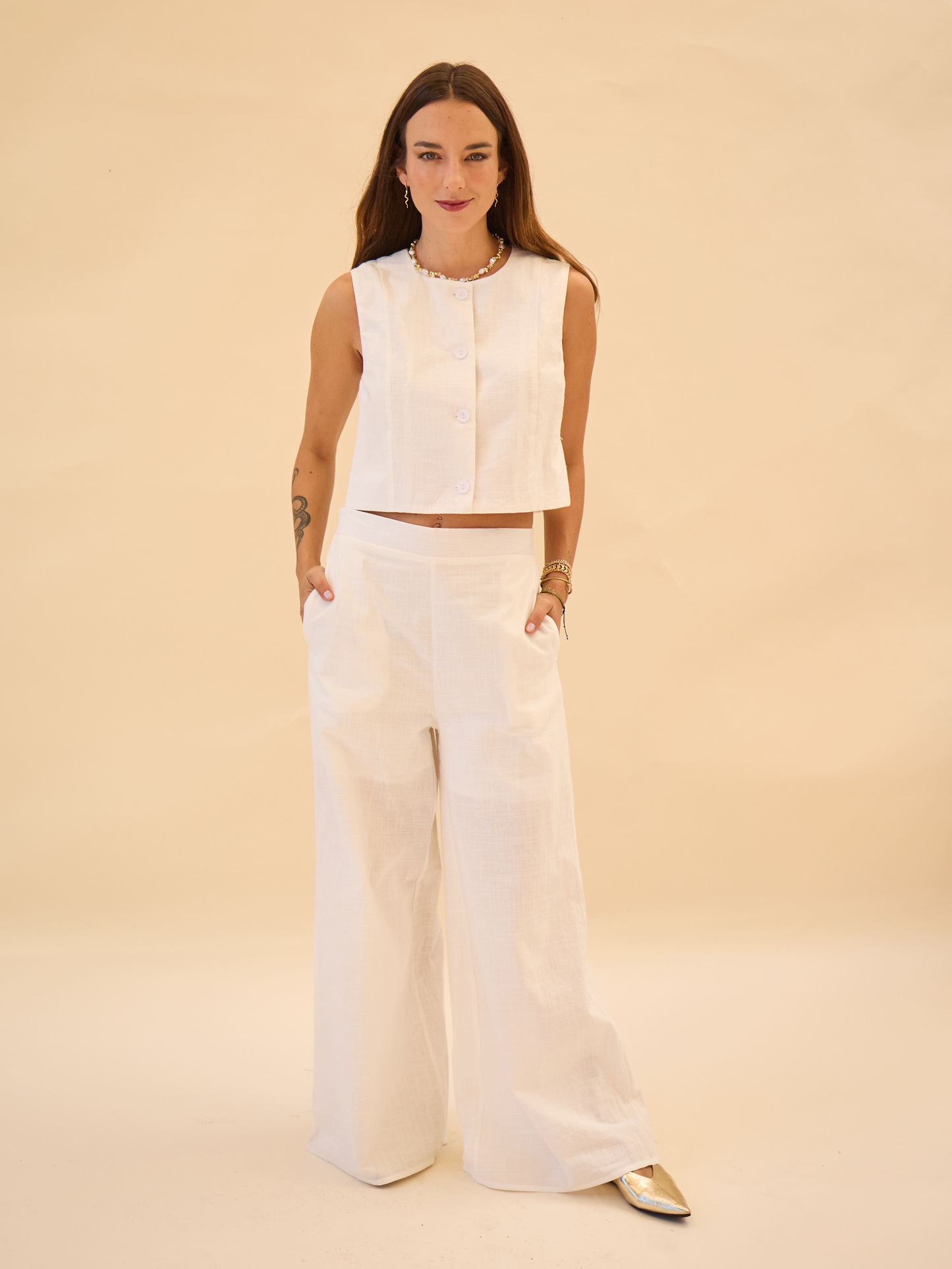 Pantalón Lara - Blanco