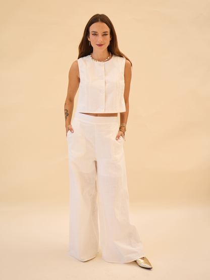 Pantalón Lara - Blanco
