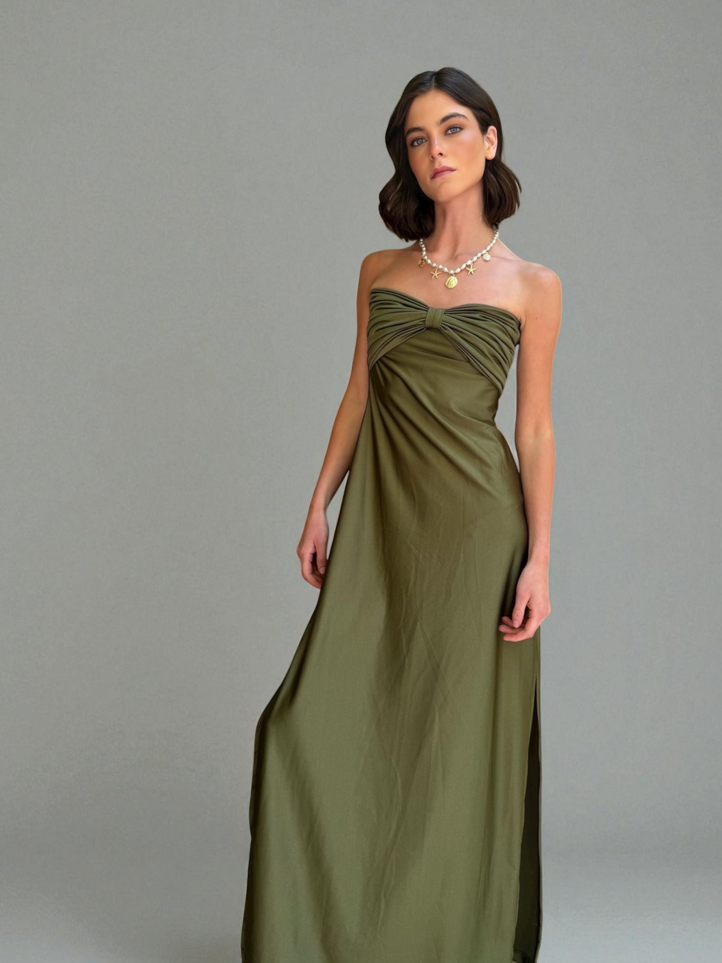 Vestido Virginia- Olive