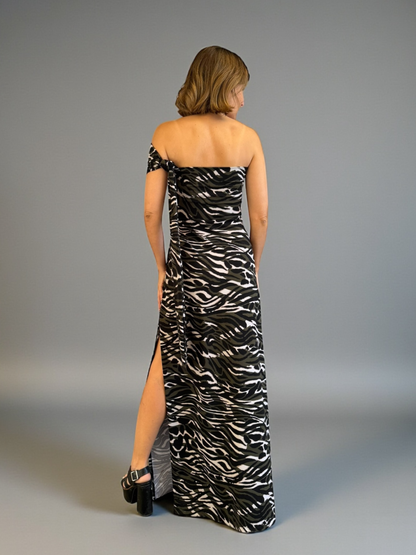 Vestido Nina - Print Verde