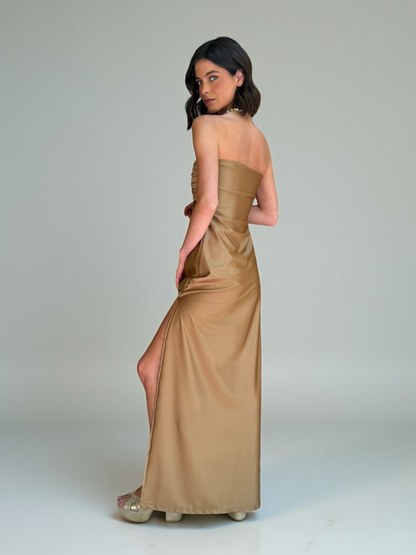 Vestido Virginia- Gold