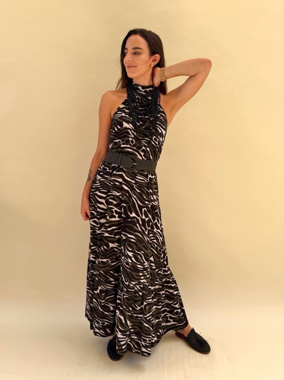 Vestido Fernanda - Print Verde