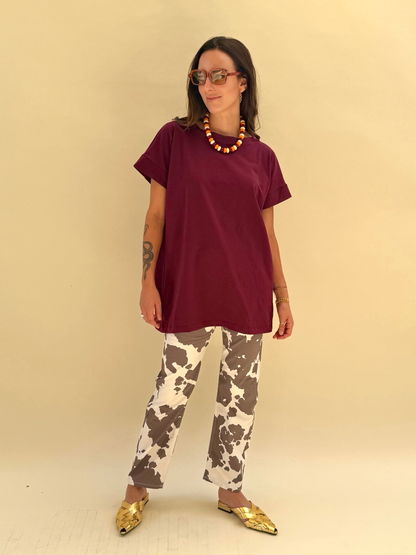 Polera Ximena - Burdeo