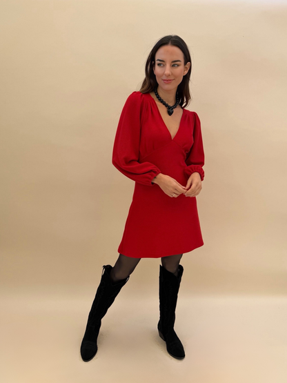 Vestido Amparo - Rojo