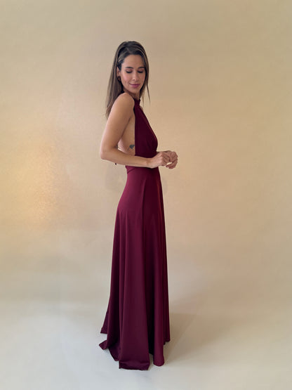Vestido Lili - Burdeo