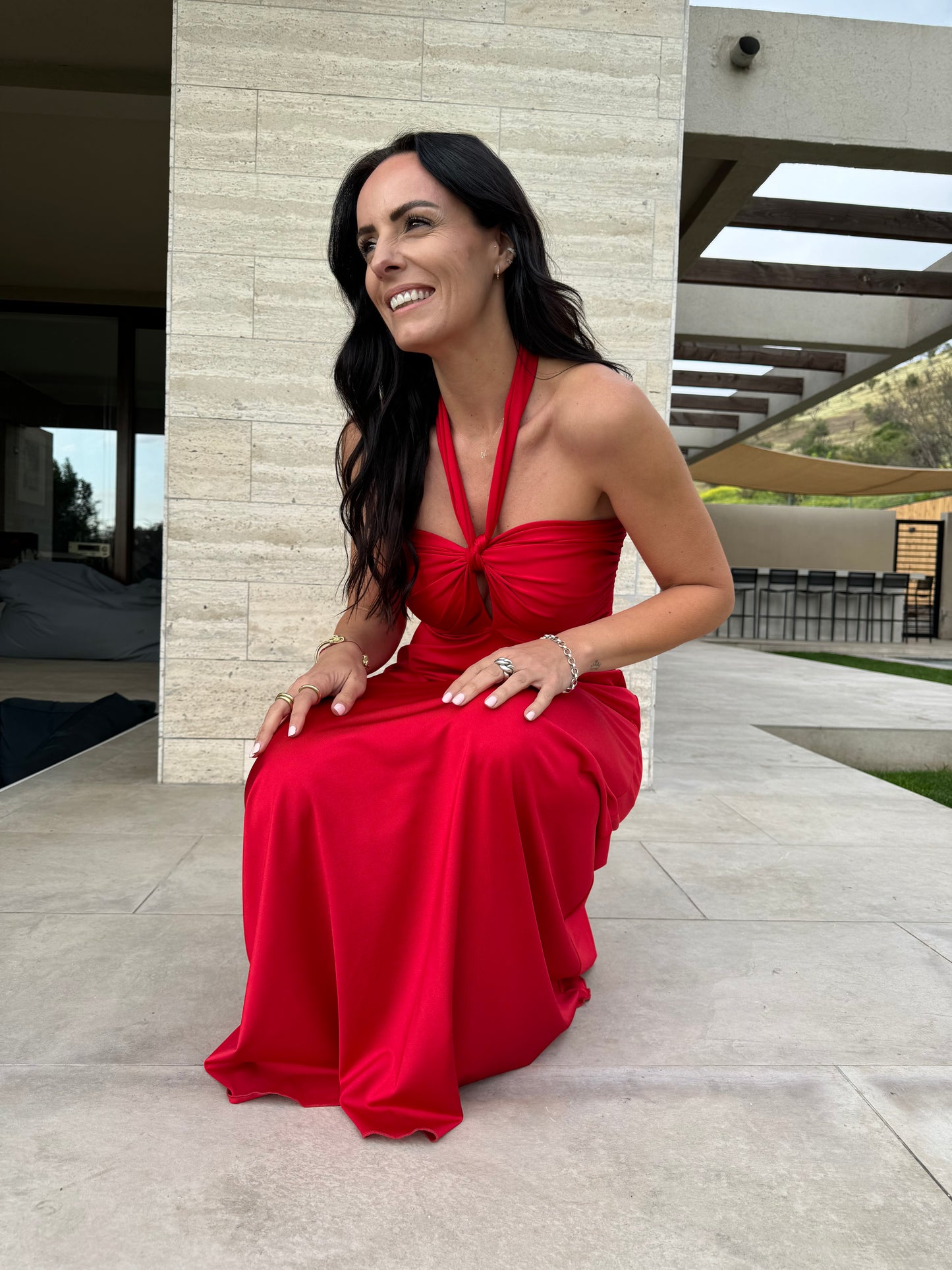 Vestido Laura rojo