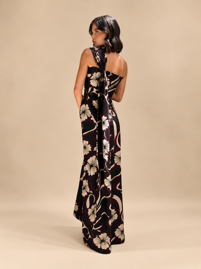 Vestido Nina - Flores Negro